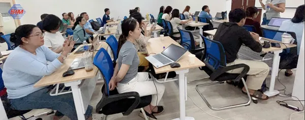 Buổi đào tạo kỹ năng mềm cho học viên trước khi xuất cảnh